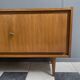 2-door wood sideboard or Record cabinet 1970s