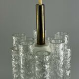 60s 70s doria lamp light ceiling lamp hanging lamp space age design glass