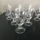 Set of 11 port glasses or DAUM verrines