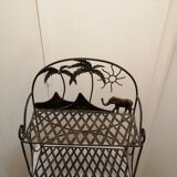 Iron floor forge decor orental