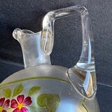 Non-selfish night service - art nouveau - hand-decorated satin blown crystal