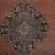 Vintage Turkish hallway rug 115x381 cm