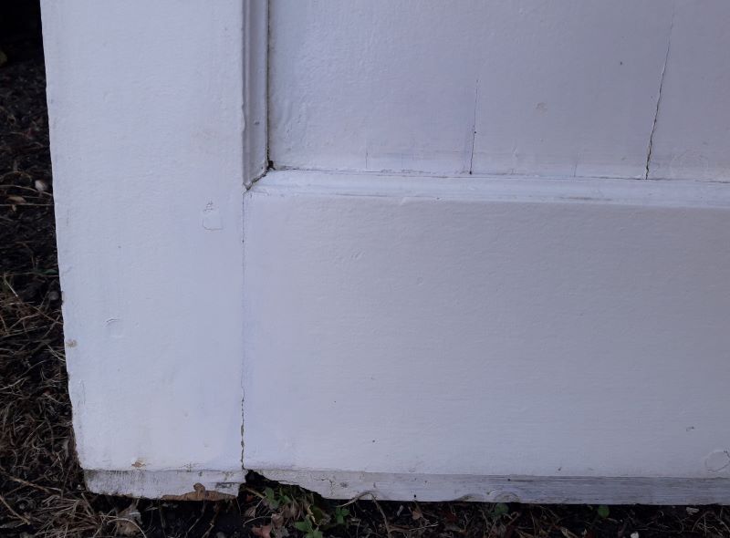 door 80x213cm Old oak glazed landing