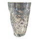 Vase en verre moulé annees 60/70