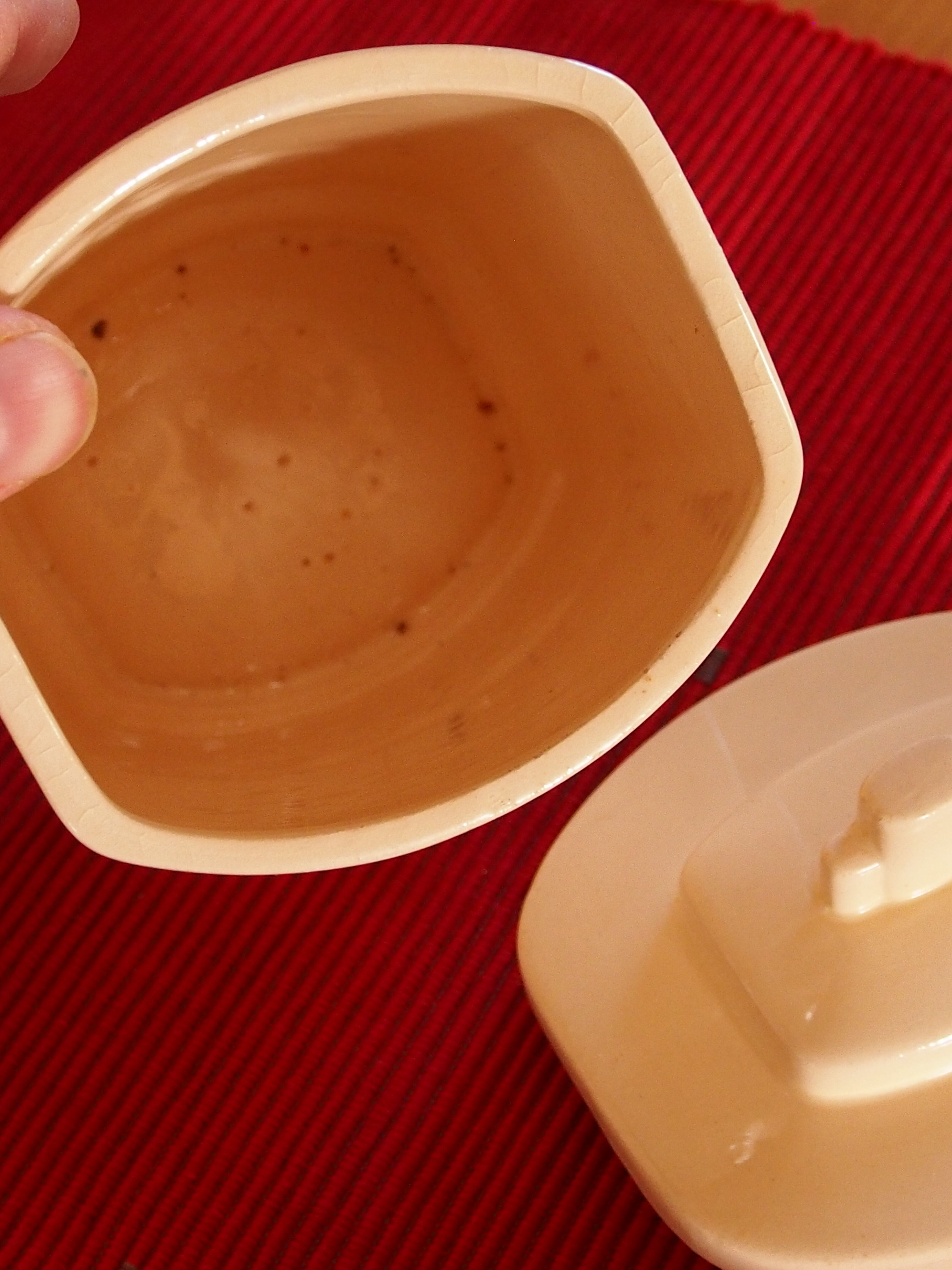 coffee pots and earthenware sugar