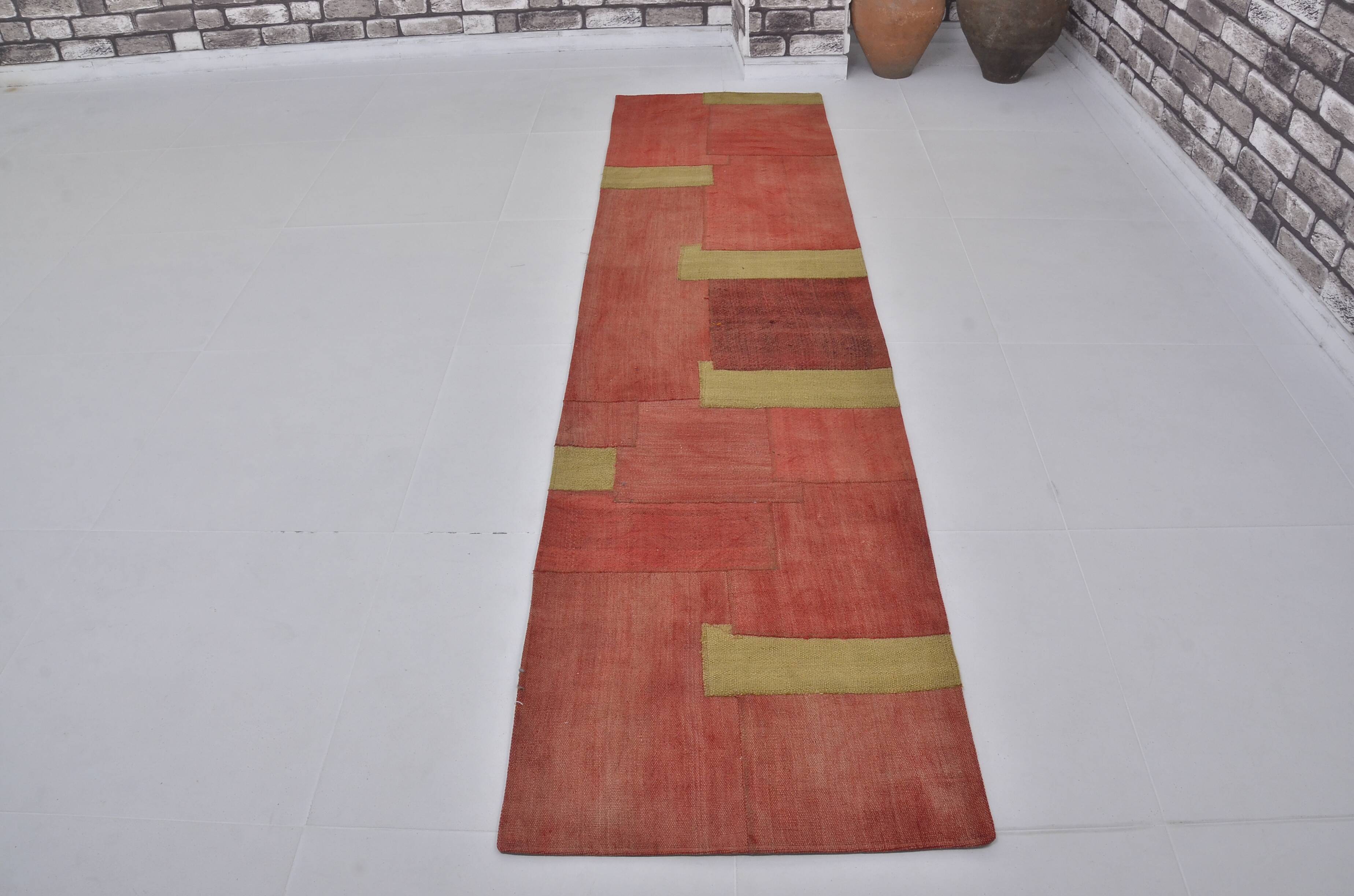 Oushak Turkish  Anatolian Kilim Runner sku3943