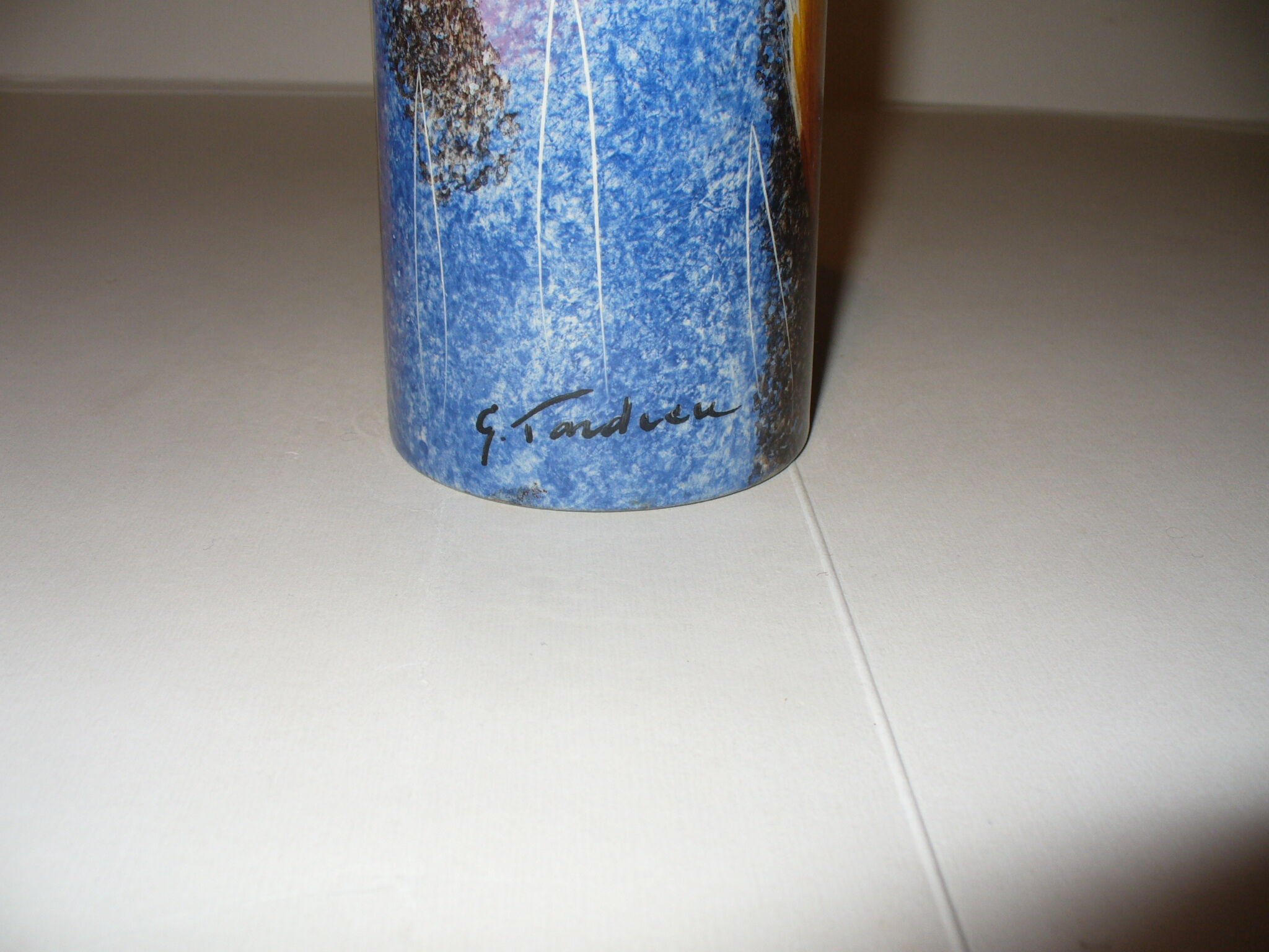 Vase rouleau Biot - Georges Tardieu