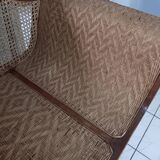 Cane sofa/bench