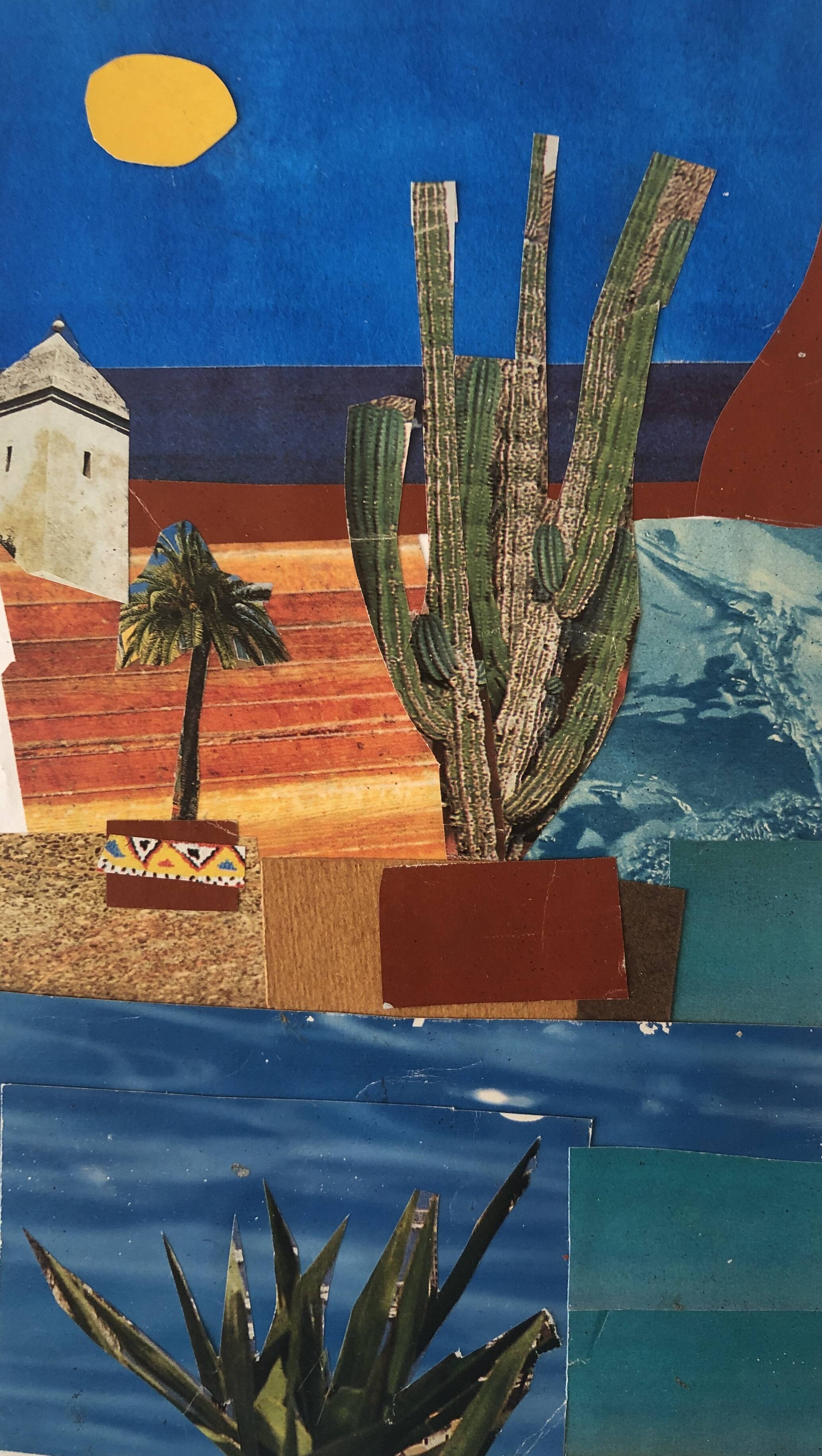 Figurative Collage Landscape