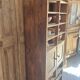 Antique workshop cabinet with compartments and doors