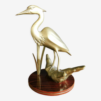 Brass heron