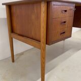 Bureau danois en teck et chêne