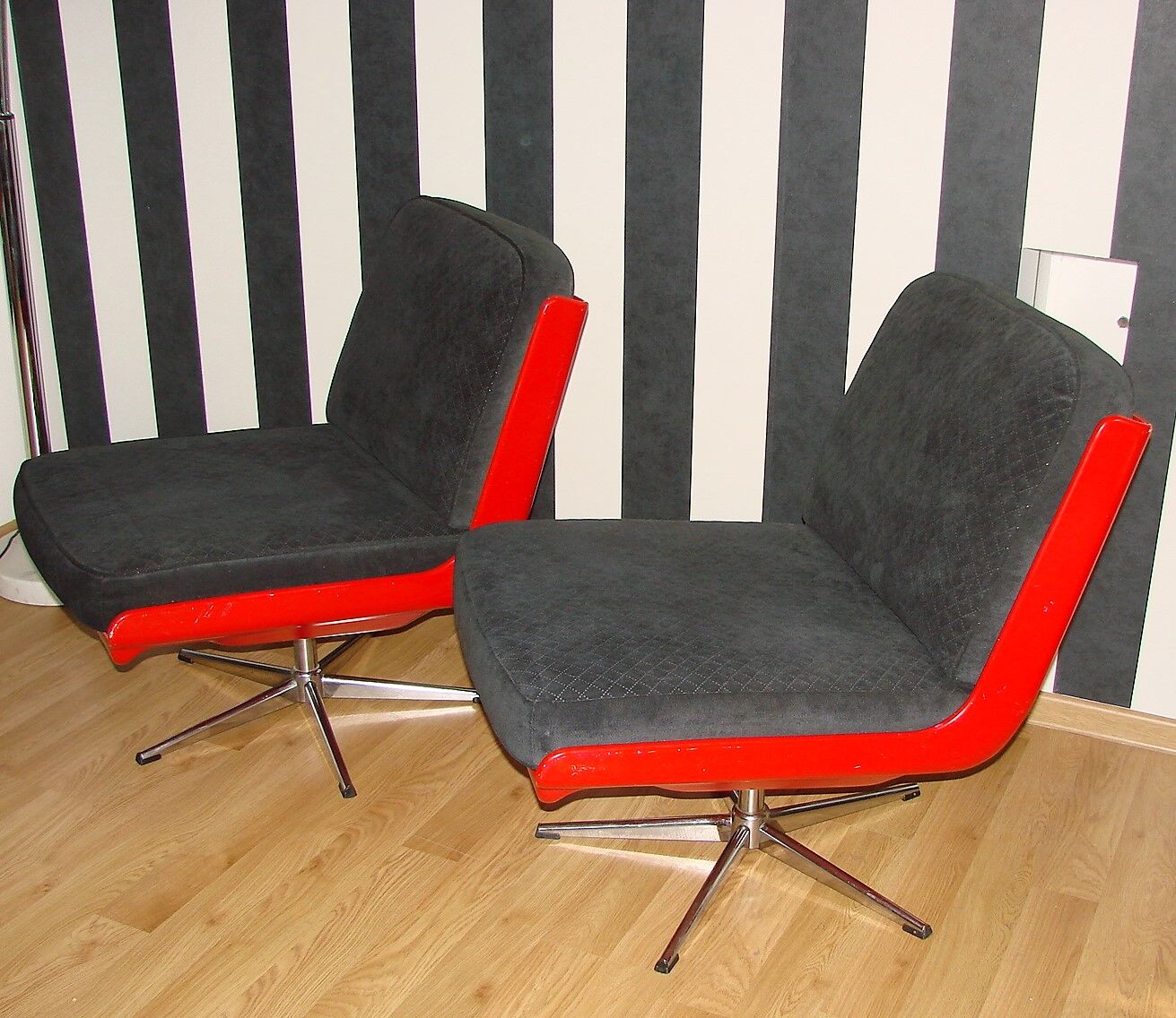 Pair of Dinna Veb Mobel Kombinat armchairs, Germany 1960s