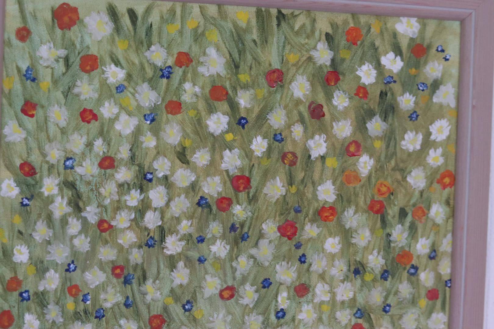 Nature morte de fleurs des champs