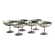 Title: Set of 5 Vintage Draped Stainless Steel Bowls