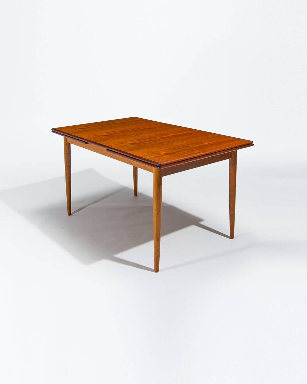 Danish Dining Set Table & Chairs in Teak & Oak, Mid Century Modern Design 1950's