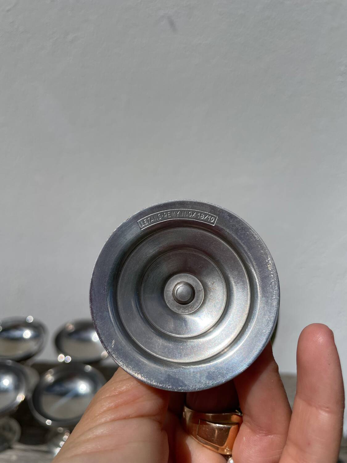 12 coupes Rémy Letang inox 1970