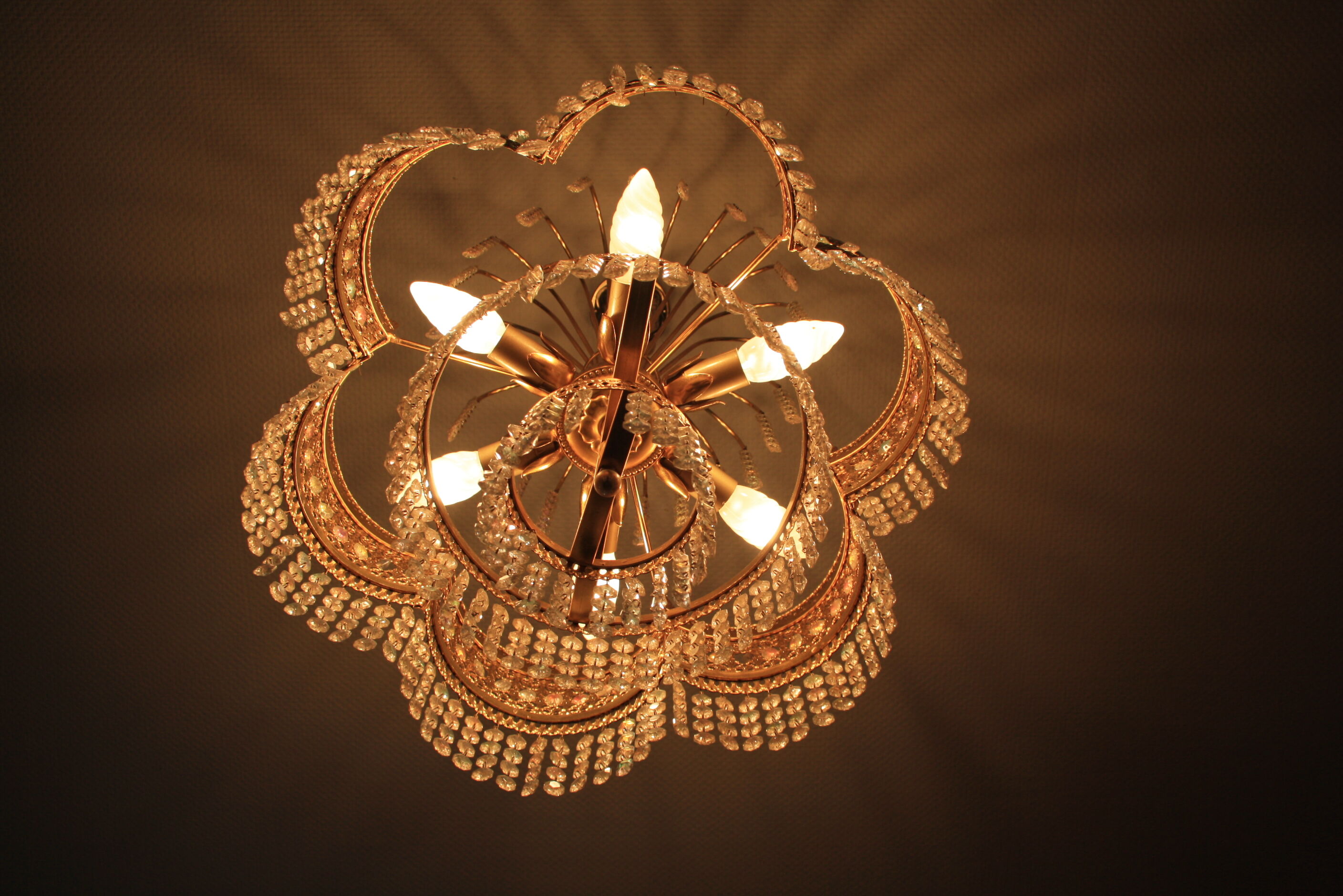 Chandelier with tassels