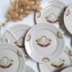 St Amand dessert plates 1970