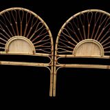 60s rattan headboard