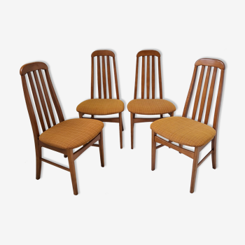 Suite de 4 chaises jentique 1970 vintage