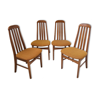 Suite de 4 chaises jentique 1970 vintage