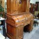 cylinder desk in carved walnut – Louis XV period – 18th century