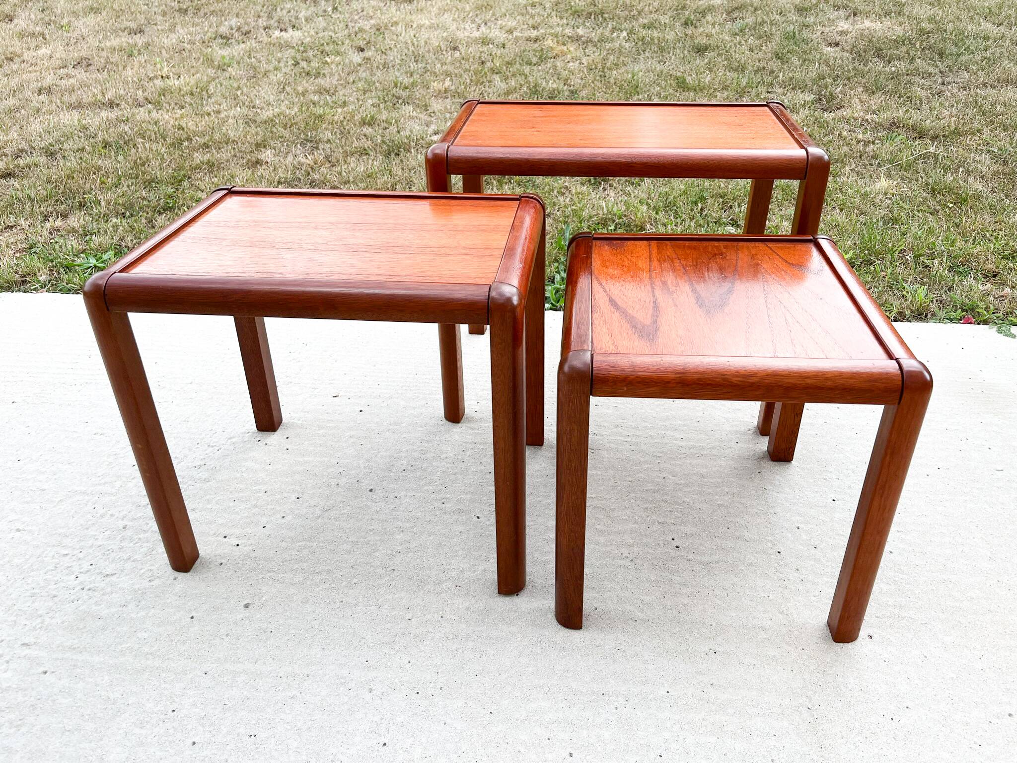 Vintage nesting tables from the 1970s.