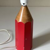 Vintage 80s designer pencil lamp