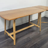 Ercol CC 41 Plank Dining Table & Extension Table, 1950s, 1960s