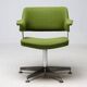 André Cordemeyer desk chair for Gispen, green wool, Netherlands, 1960s