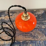 Vintage lamp in orange