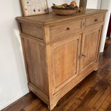 Rustic Buffet Raw Wood