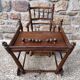 Chaise haute enfant en bois pliante