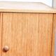 Vintage wooden desk with drawers 1970's