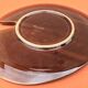 1960s Cheese platter in the shape of a painter's palette Glazed ceramic