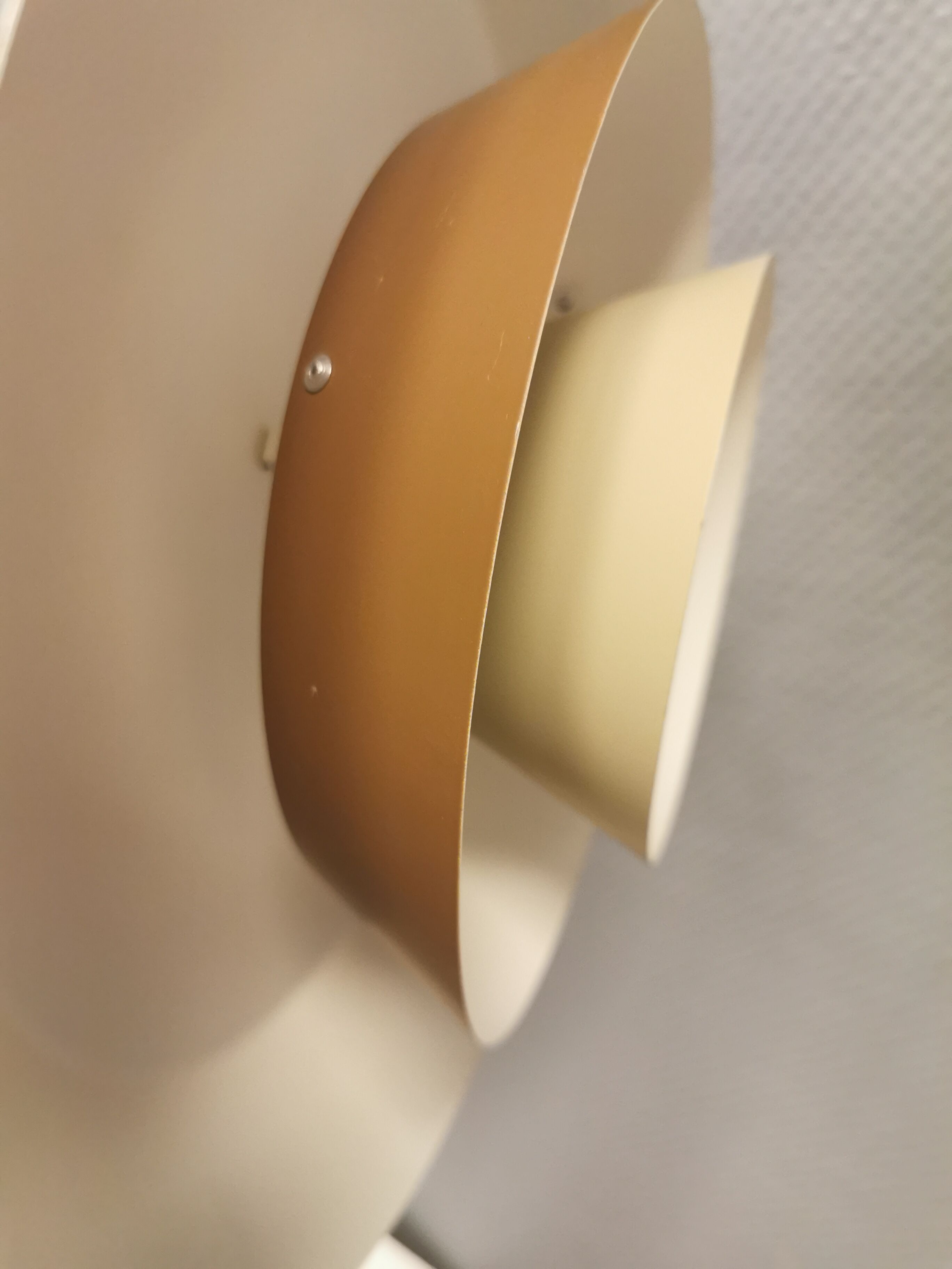 Hanging lamp, designed by Bent Karlby for Danish LYFA in 1968, model Troika.