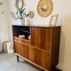 Vintage signed high sideboard / silver dresser