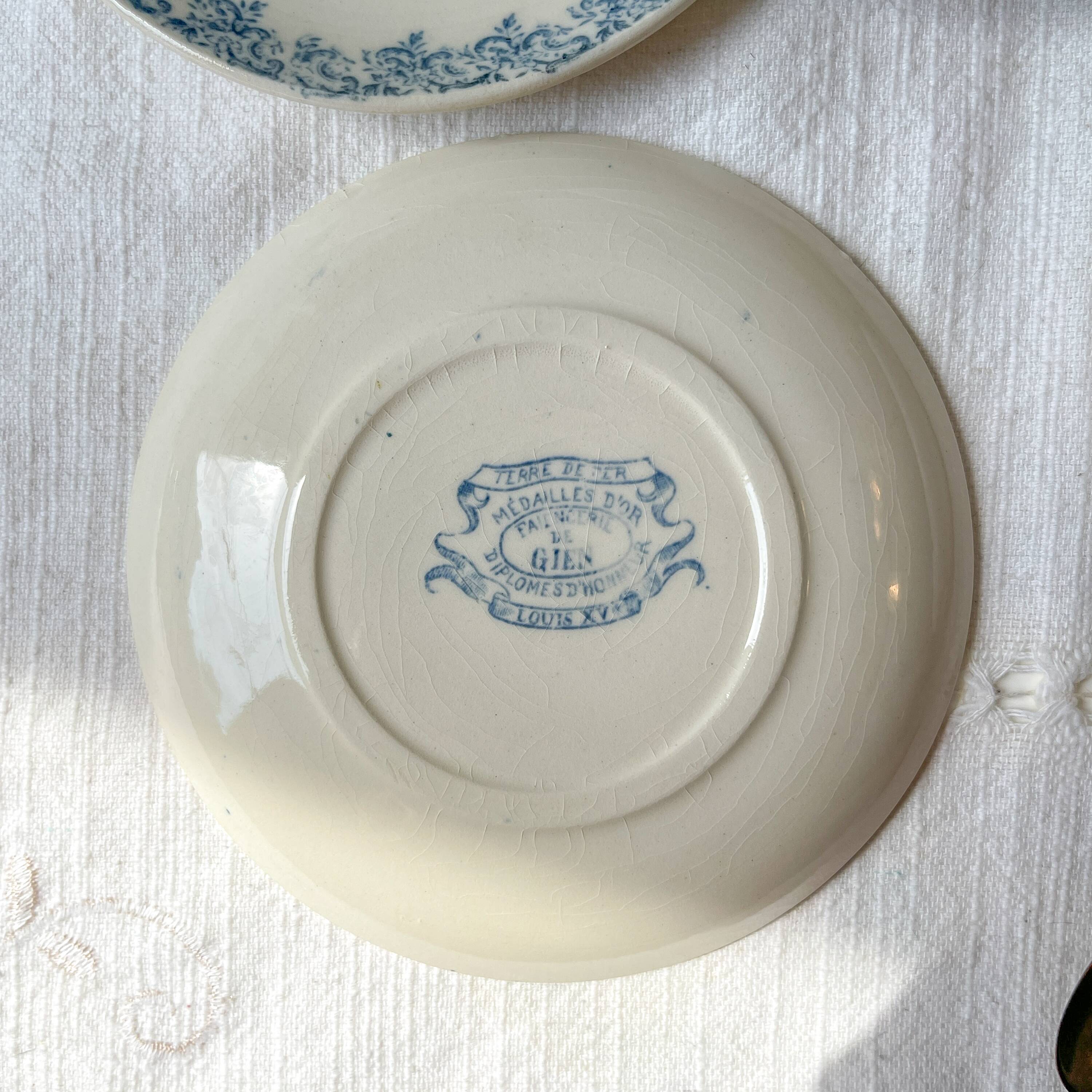 Coffee service in Gien earthenware Terre de fer