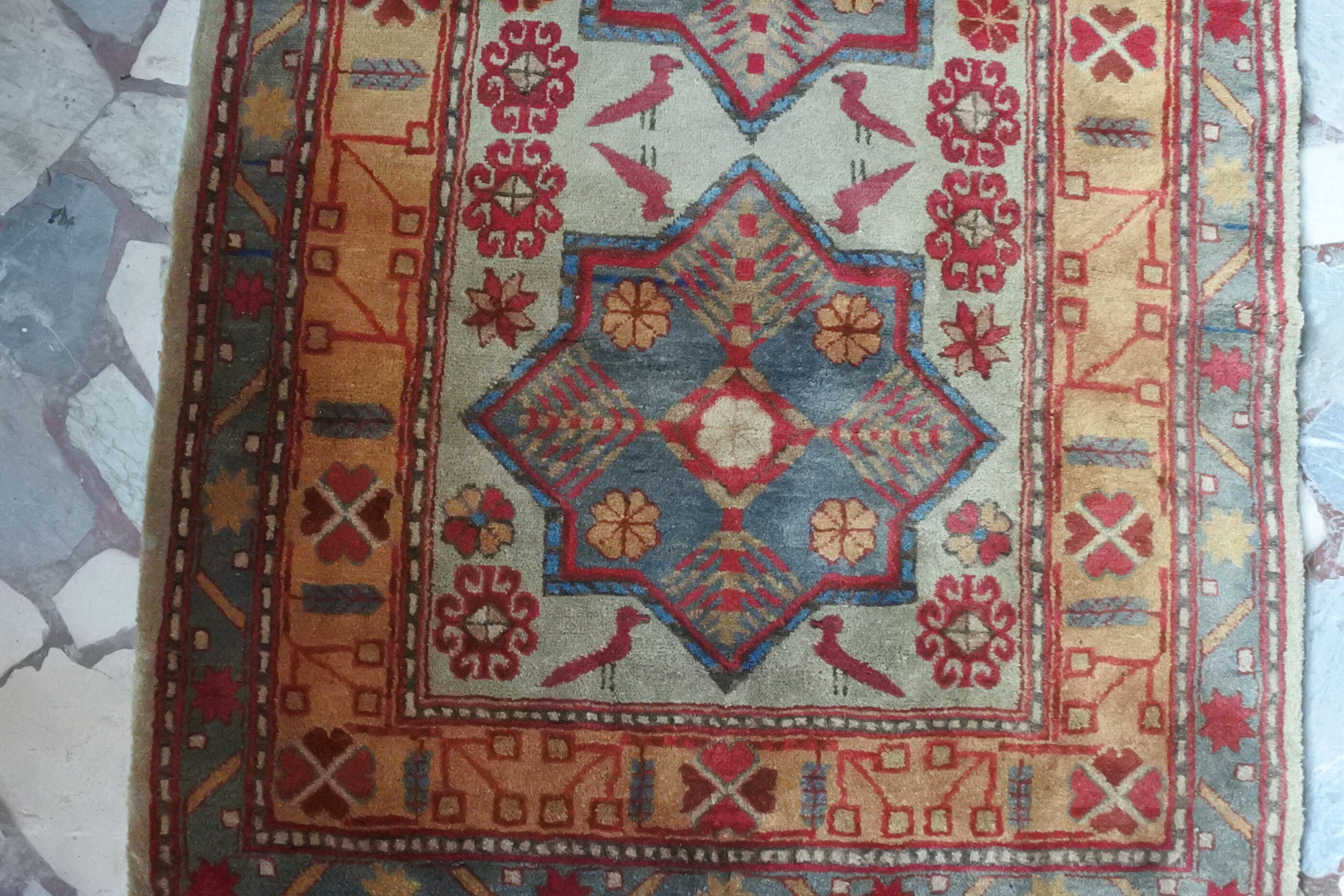 Antique Caucasian carpet