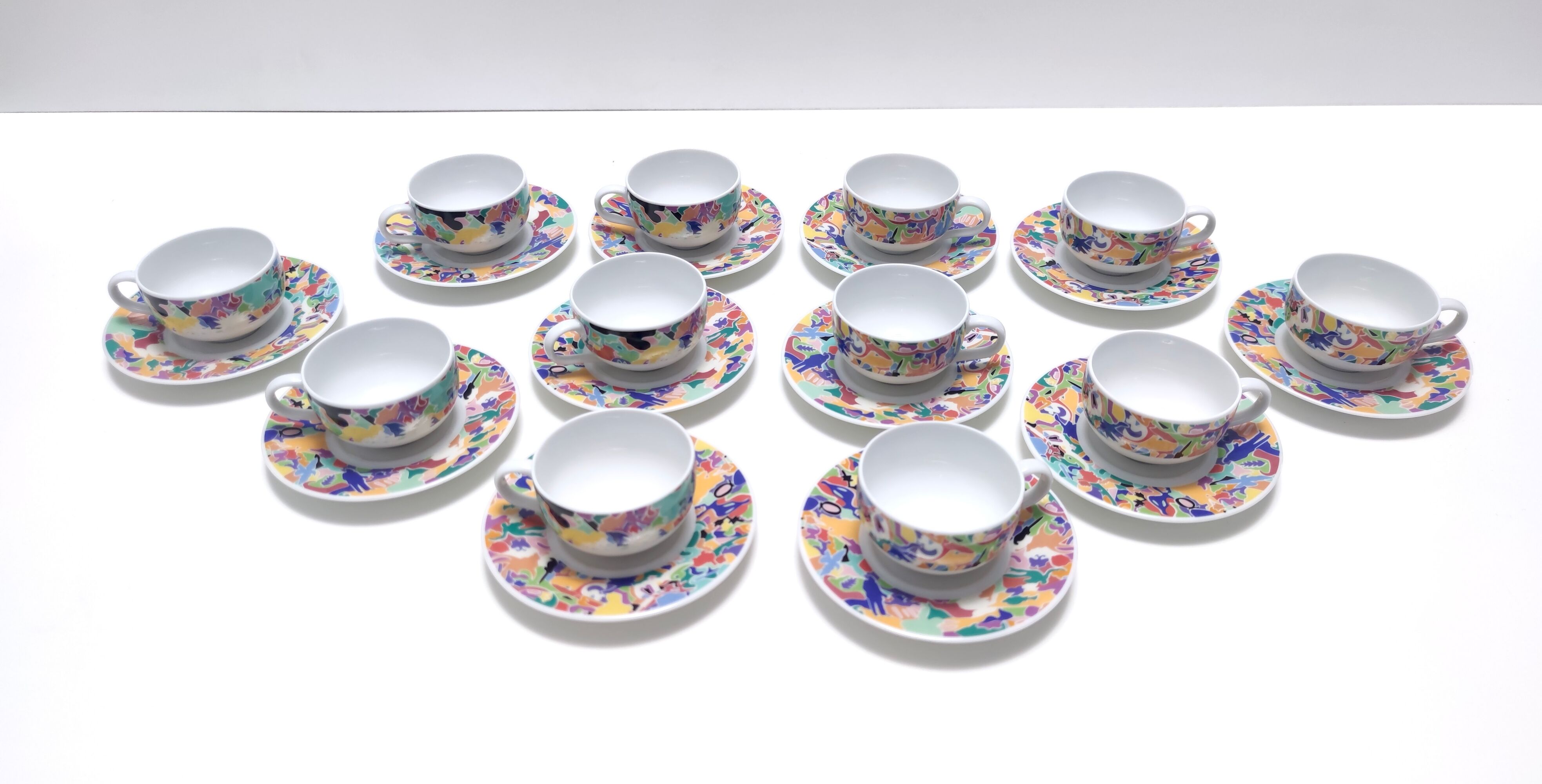 26-Piece Breakfast Set "La Bella Tavola" by Ettore Sottsass for Alessi, 1993