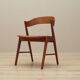 Set of four teak chairs, Danish design, 1970s, manufacture: Korup Stolefabr