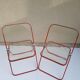 Pair of Plia chairs Giancarlo Piretti for Castelli