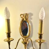 Louis XVI Wall Lamp Mirror Lucien Gau