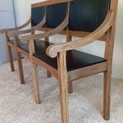Banquette début XXème en chêne massif