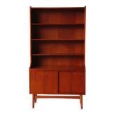 Bibliothèque scandinave vintage en teck – années 60