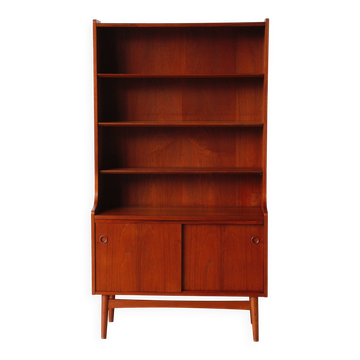 Bibliothèque scandinave vintage en teck – années 60