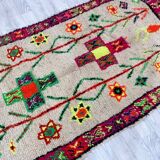 Tapis berbère marocain artisanal 203 x 104 CM