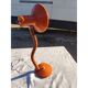 Lampe vintage métal orange