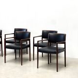 7 dining chairs attr. to Niels Moller